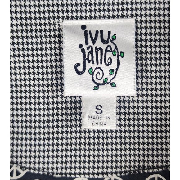 Ivy Jane Jacket Womens Small Multicolor Retro Button Front Belted Long Sleeve - Picture 4 of 12